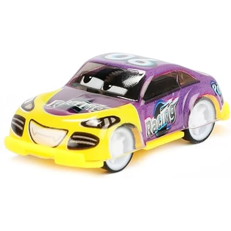 Toi-Toys Turbo Racers Mini RENNAUTO Set, 12-tlg. Rallye Spielzeugautos mit Rückziehmotor, bunt – Bild 7
