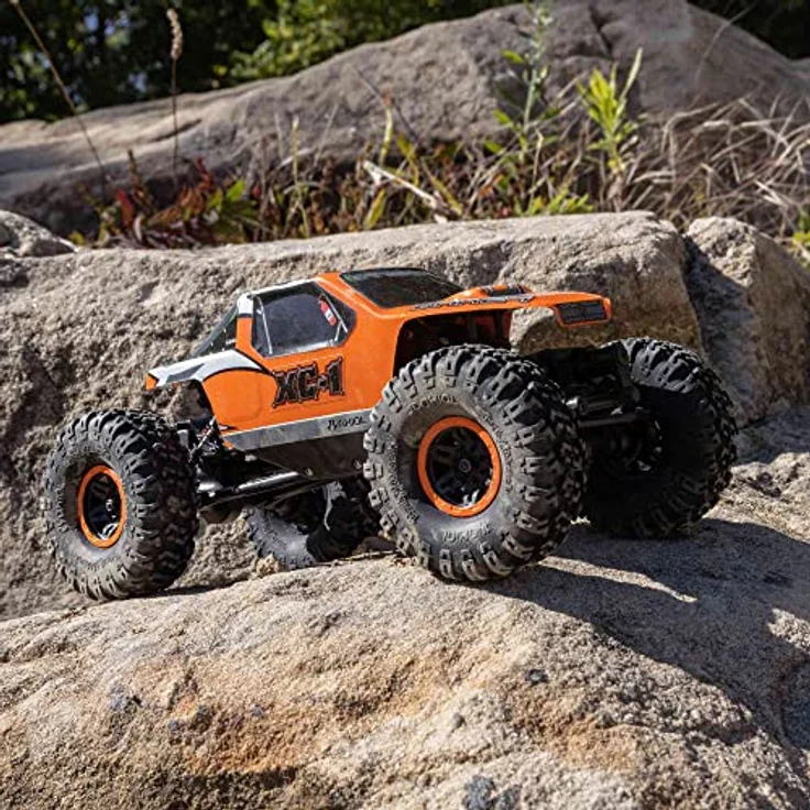 Axial AX24 XC-1, 1/24th 4WS Crawler Brushed RTR, Orange – Bild 3