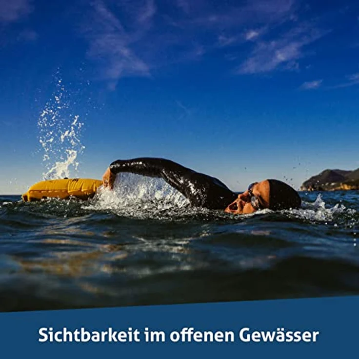 Restube Schwimmboje für Sichtbarkeit, zusätzlichen Auftrieb beim Schwimmen und als Trockenbeutel für Wassersportler – Bild 4
