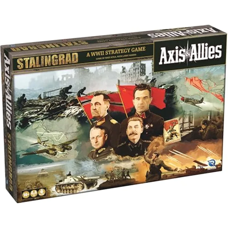 Renegade Game Studios Axis & Allies: Stalingrad – WWII Strategie Brettspiel, 2-Spieler Taktik, 150+ Miniaturen, zwei historische Szenarien, ab 14 Jahren