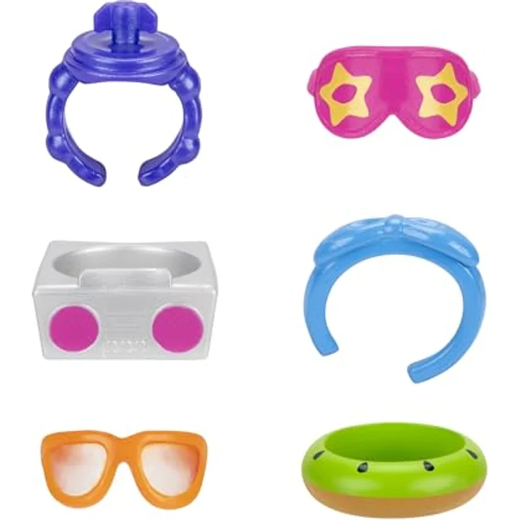 Squishmallows Squish-a-longs, 25 Mini Spielfiguren aus strapazierfähigem PVC mit 5 Accessoires und Sammlerhandbuch, für Kinder ab 6 Jahren – Bild 6