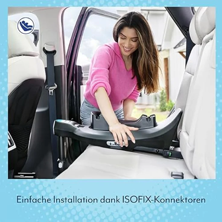 Graco Isofix-Basisstation SnugTurn i-Size R129 Base für SnugLite und SnugGo i-Size R129 - Black, drehbarer Mechanismus, ISOFIX-Konnektoren, R129 Zulassung – Bild 5