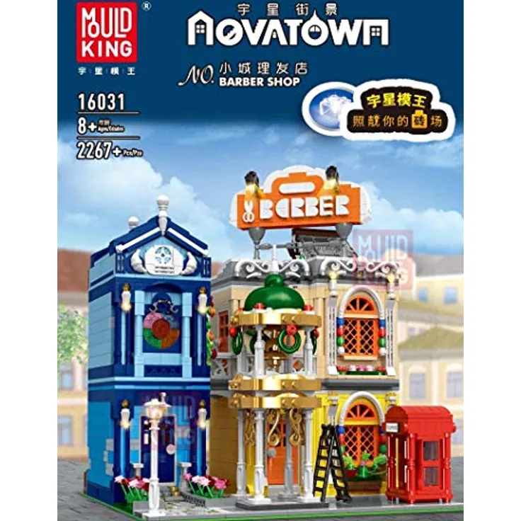 Mould King 16031 Novatown Friseursalon