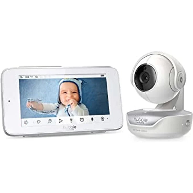 Hubble Connected, Babyphone, Nursery Pal Deluxe (Babyphone mit Kamera, 300 m) – Bild 1