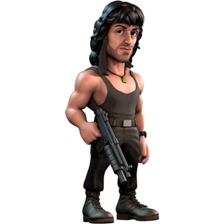 MINIX - Movies #110 - Rambo III Sammelfigur 12 cm mit T-Shirt, PVC Figuren in Ausstellungsbox – Bild 3