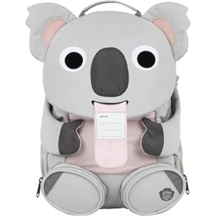 Affenzahn Großer Freund Kindergartenrucksack, funktional 8L, höhenverstellbarer Brustgurt, reflektierende Details – Bild 5