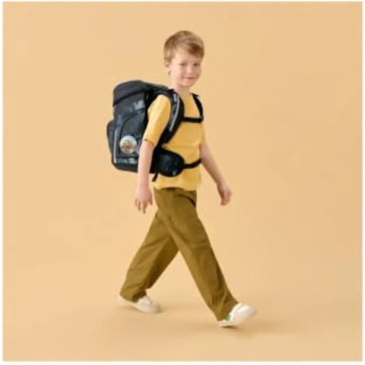 ergobag cubo Schulranzen-Set FundBärment, 21 Liter Volumen, inklusive gefülltem Federmäppchen, Sportbeutel und wasserabweisender Imprägnierung – Bild 6