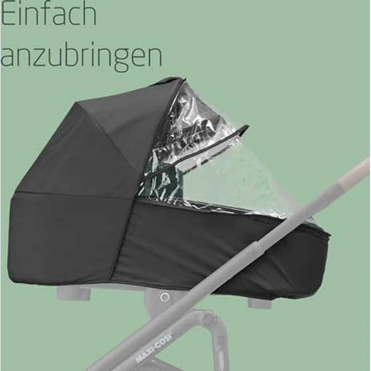 Maxi-Cosi Leona Ultra-Compact Regenschutz Transparent – Bild 4