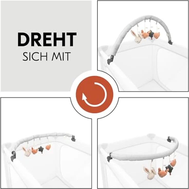 Hauck Mobile Travel Bed Mobile, Forest, für Hauck Reisebetten – Bild 5