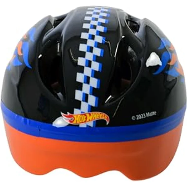 Volare Hot Wheels Fahrradhelm Kinder 3 Jahre Gr. 52-56 | Leicht 220g | TÜV/GS & CE EN 1078 Zertifizierung | Verstellbare Passform | Ultraleicht & Höchster Tragekomfort | Kinderleichte Bedienung | Vielseitig einsetzbar, Blau – Bild 3