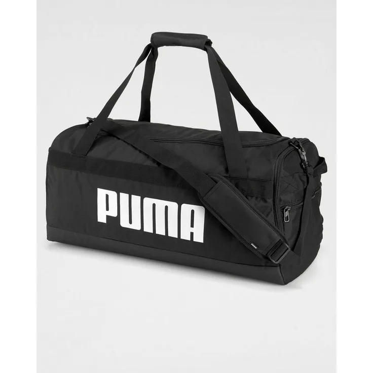 PUMA Sporttasche CHALLENGER DUFFEL BAG M, formstabil und leicht, schwarz