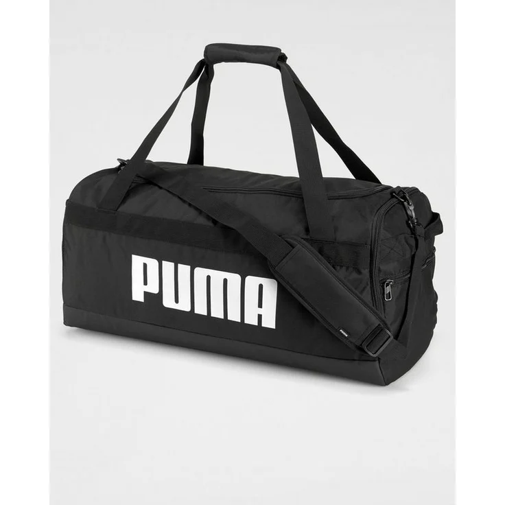 PUMA Sporttasche CHALLENGER DUFFEL BAG M, formstabil und leicht, schwarz