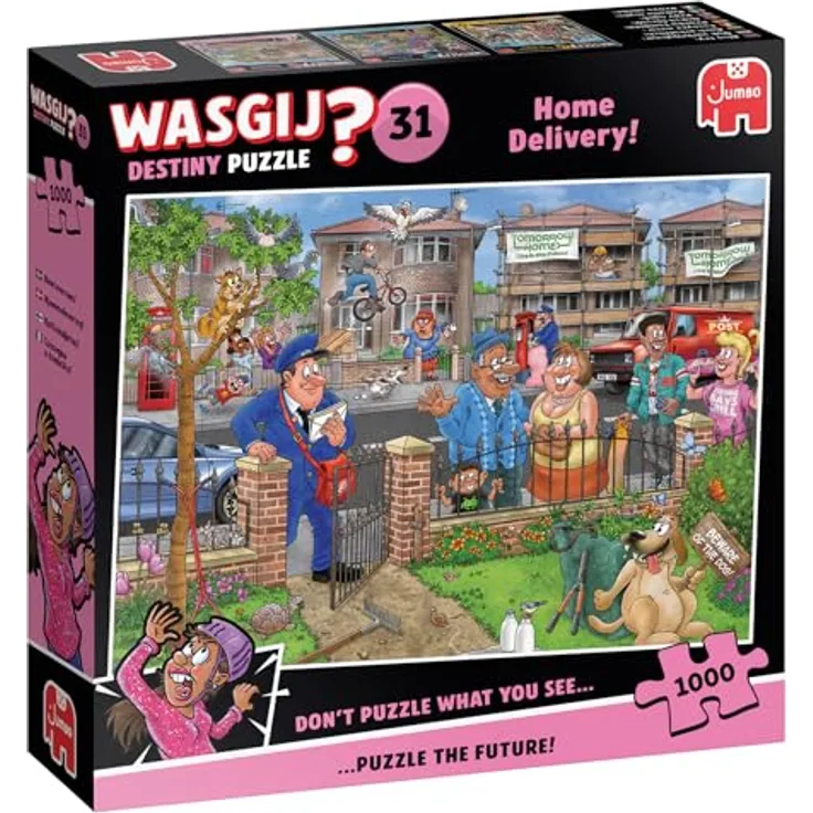 Wasgij Destiny 31, 1000-Teile-Puzzle für Erwachsene, 100% recycelter Karton, Lieferung frei Haus, einzigartiges Geschenk für Weihnachten und Geburtstag