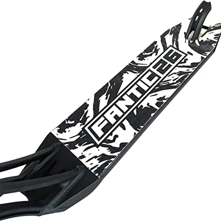 Fantic26 Stuntscooter Fantic26 Stunt-Scooter Griptape 58,5cm x 15,5cm Swirl Schwarz/Weiß, reißfestes/wasserfestes PVC Material – Bild 5