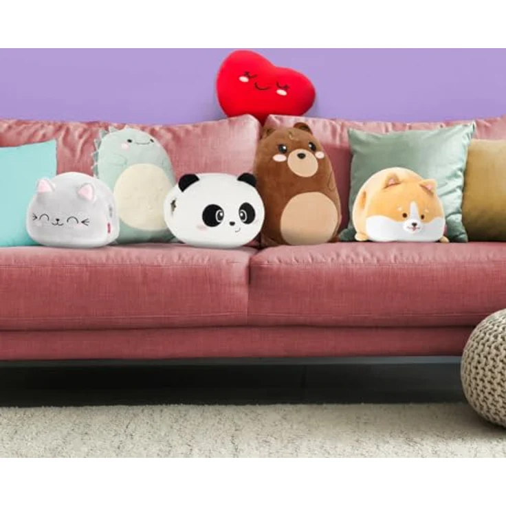 Legami Super Soft! Pillow - Teddy Bear, kuschelweicher Plüsch, braun, maschinenwaschbar bis 30°C – Bild 4