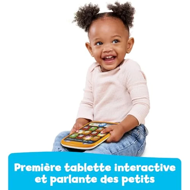 VTech Zweisprachiges Tablet (Französisch), Spielzeugtablet mit 12 Tasten, interaktive Inhalte auf Französisch und Englisch, für Kleinkinder ab Geburt – Bild 2