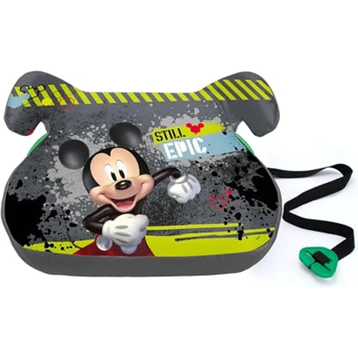Seven Polska Kindersitzerhöhung "MICKEY - still epic", EC Norm R129, für Kinder 125-150 cm, abnehmbarer und waschbarer Bezug – Bild 2