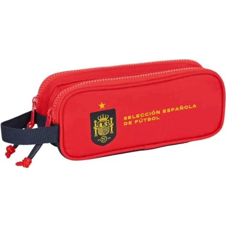safta Unisex Kinder 812247513 Federmäppchen, Rot/Blau, Einheitsgröße