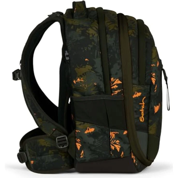 satch Match Schulrucksack Jurassic Jungle Einzeln, Ergonomisch, Reflektierend, 2 Hauptfächer, 1 Organizerfach – Bild 5