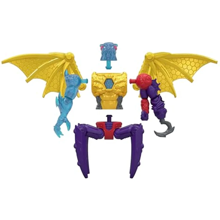 MRBEAST LAB 2er-Pack Figuren MS24904, Mix & Match, mehrfarbige Kunststofffiguren für kreatives Spiel ab 5 Jahren – Bild 8