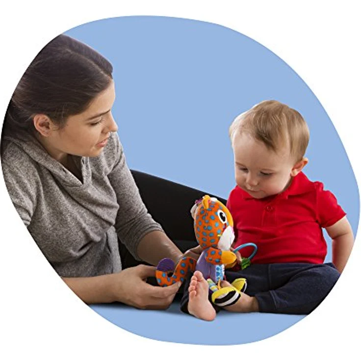 Lamaze LC27563 Baby Spielzeug Lionel, der Leopard Clip & Go | Hochwertiges Kleinkindspielzeug | Greifling stärkt Eltern-Kind-Bindung | Ab 0 Monate – Bild 3