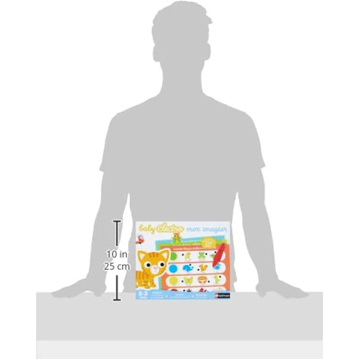 NATHAN Spiel Baby Electro - Mein Bilderbuch - Elektronisches Frage- und Antwortspiel für Kinder ab 2 Jahren, inkl. 2 LR41-Batterien – Bild 3