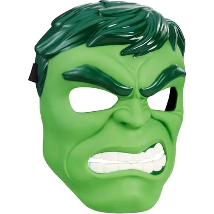 Hasbro Marvel Avengers Hulk Rollenspielmaske, Kostümzubehör für Kinder ab 5 Jahren, anpassbares Band, inspiriert vom Marvel Cinematic Universe