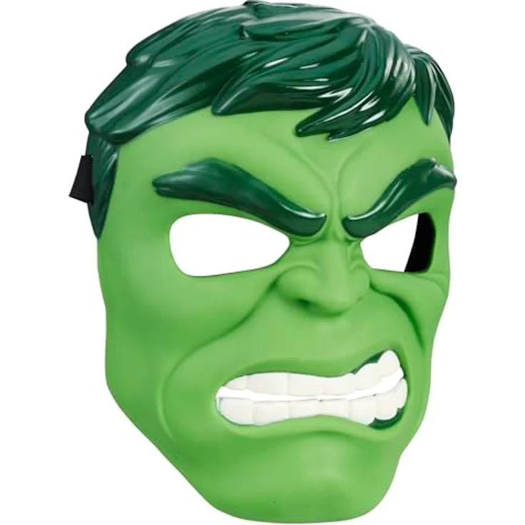 Hasbro Marvel Avengers Hulk Rollenspielmaske, Kostümzubehör für Kinder ab 5 Jahren, anpassbares Band, inspiriert vom Marvel Cinematic Universe – Bild 1