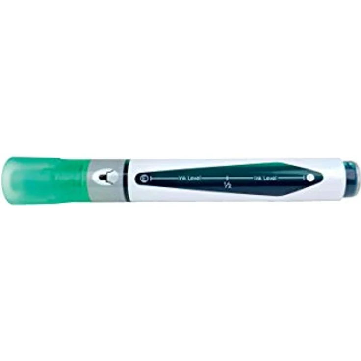 NOBO Liquid Ink Whiteboard Marker, Keilspitze, vegan, 4 mm Strichstärke, grün, VE=10 Stück – Bild 9
