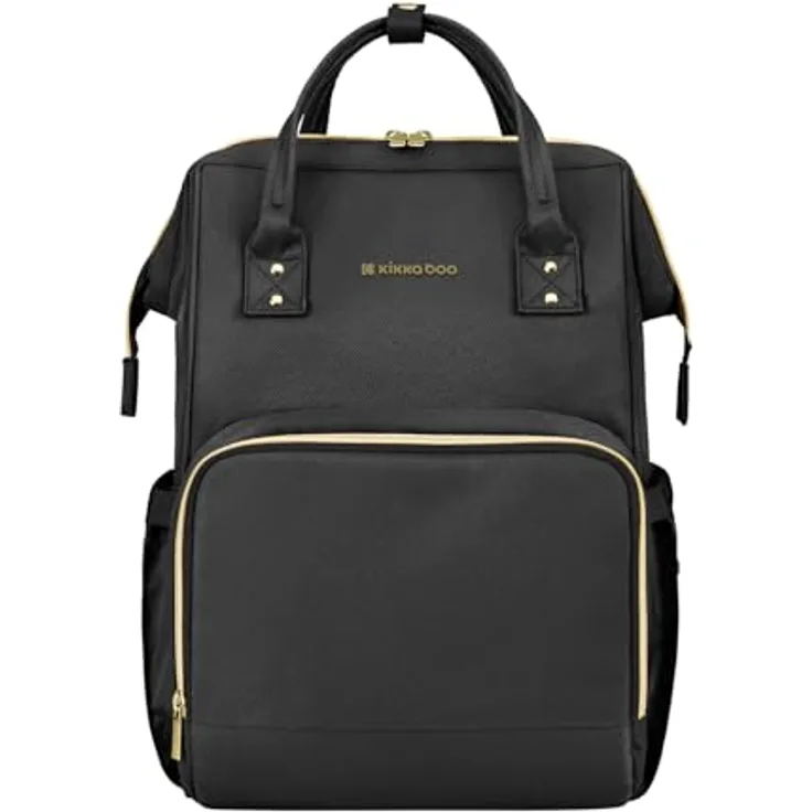Kikkaboo Wickeltasche Siena, Rucksack mit Wickelunterlage, wasserabweisender Tasche und einstellbarer Grifflänge