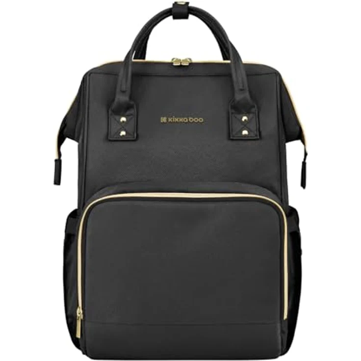 Kikkaboo Wickeltasche Siena, Rucksack mit Wickelunterlage, wasserabweisender Tasche und einstellbarer Grifflänge – Bild 1