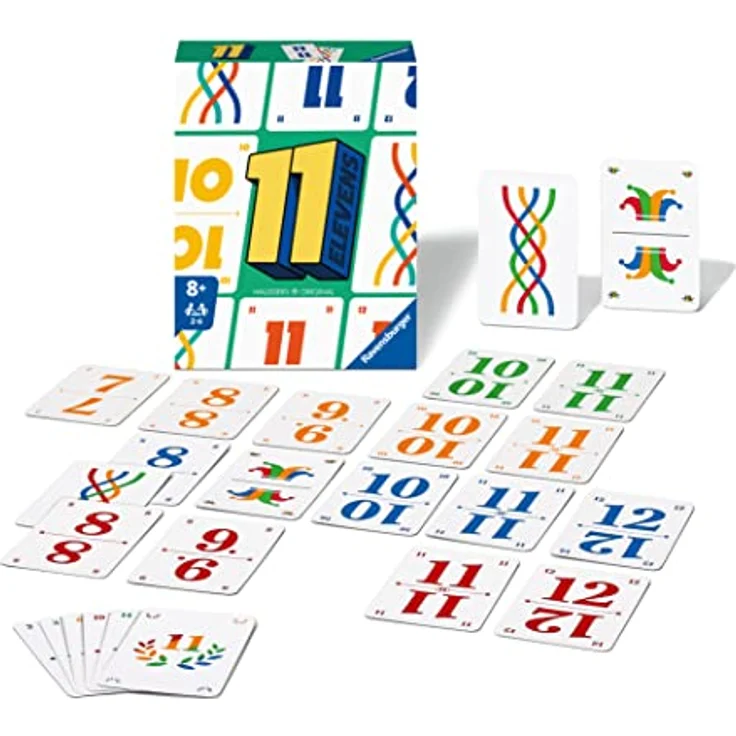 Ravensburger Elevens – Gesellschaftsspiel Familie – Klassisches Kartenspiel – französische Version – Reisespielformat – Bild 2