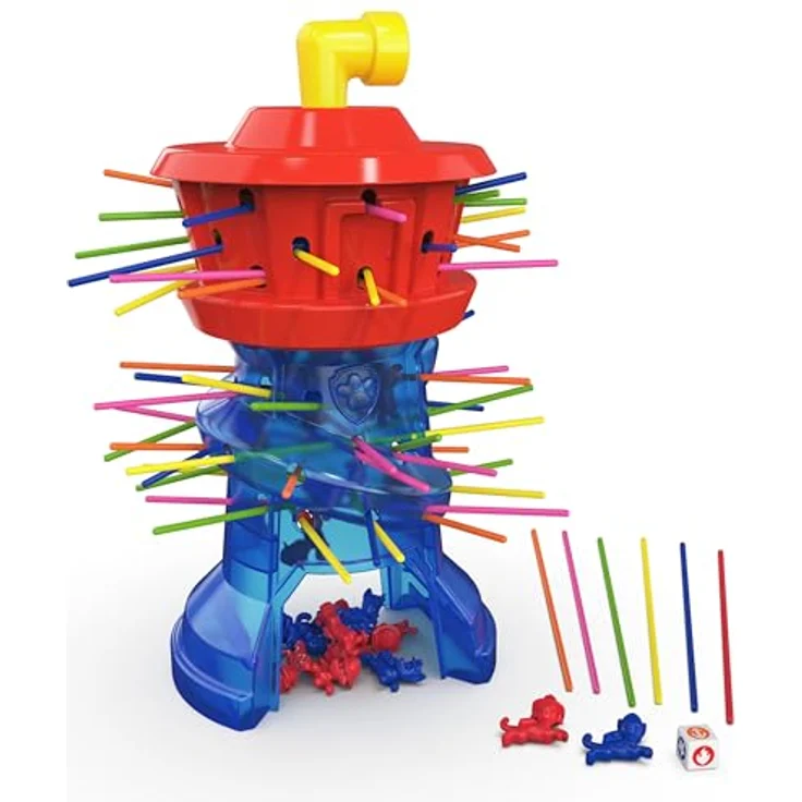 Spin Master Games - PAW Patrol Dropple - Brettspiel mit PAW Patrol Hauptquartier, für 2-4 Spieler ab 4 Jahren, spannender Spieleklassiker – Bild 3