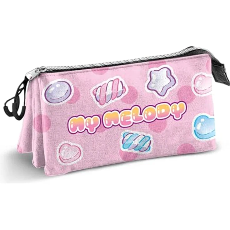 Karactermania Federmäppchen Sanrio Dreifach-Federmäppchen My Melody Sweets, bunt mit Charaktermotiven – Bild 2