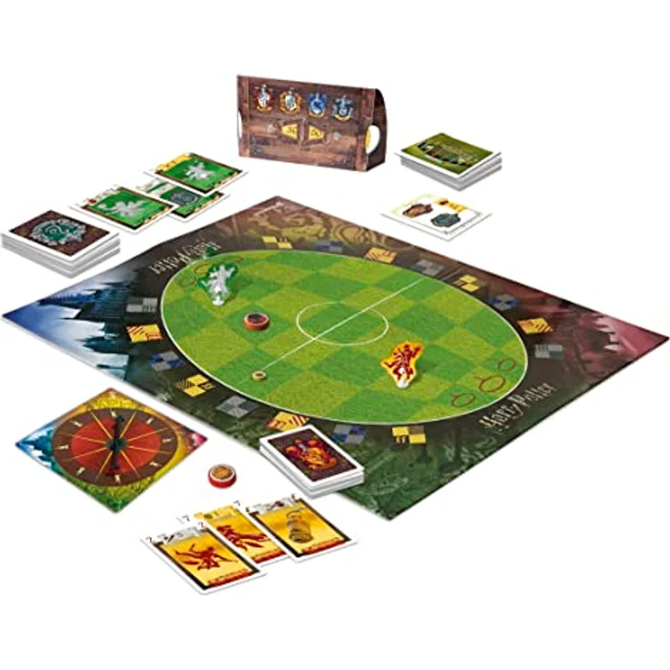 Clementoni Harry Potter Quidditch Clash, Brettspiel für 2 Spieler, ab 8 Jahren, Familienspiel mit lustigen Herausforderungen – Bild 2