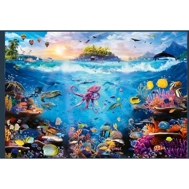 Trefl Prime - Puzzle UFT: Dive into Underwater Paradise - 13500 Teile, Bunter Meeresboden, Dickster Karton, Bio, EKO, Unterhaltung für Erwachsene und Kinder ab 12 Jahren – Bild 2