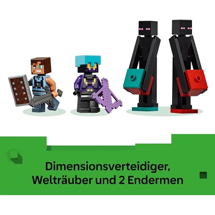 LEGO Minecraft 21279 Der Enderman-Turm, Modularer Bausatz mit 4 Figuren, 867 Teile, Mehrfarbig – Bild 4