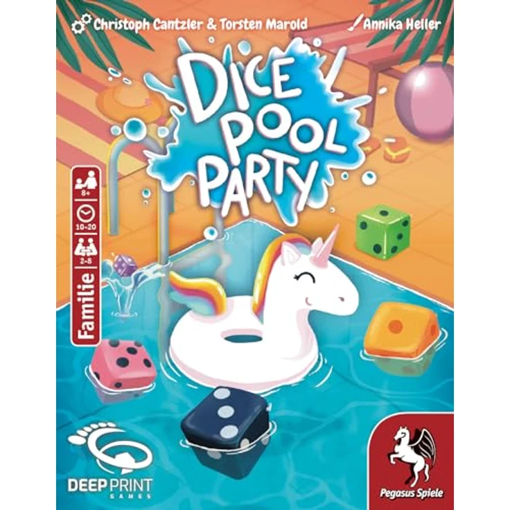 Pegasus Spiele Dice Pool Party, Familienspiel im Würfelspiel-Format – Bild 2