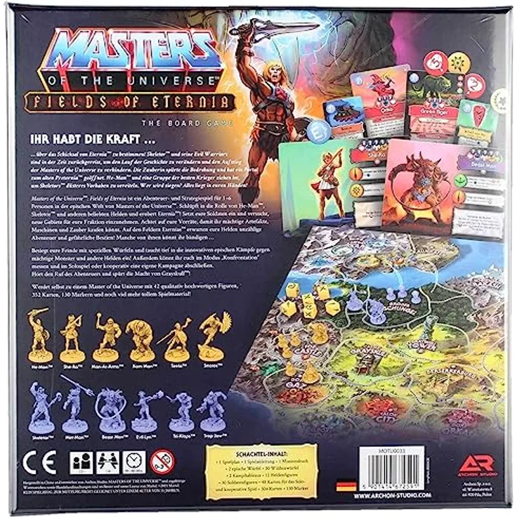 Archon Studio Masters of the Universe: Fields of Eternia, Abenteuer- und Strategiespiel mit Solomodus und kooperativer Kampagne, *ALLEMAND* (Deutsch) – Bild 2