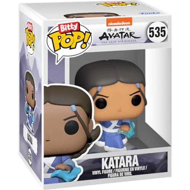 Funko Bitty Pop! Avatar: TLA - Katara 4PK mit Katara, Sokka, Suki und Überraschungs-Mini-Figur - 0.9 Inch (2.2 cm) Sammlerstück für Fans von Avatar: The Last Airbender – Bild 4
