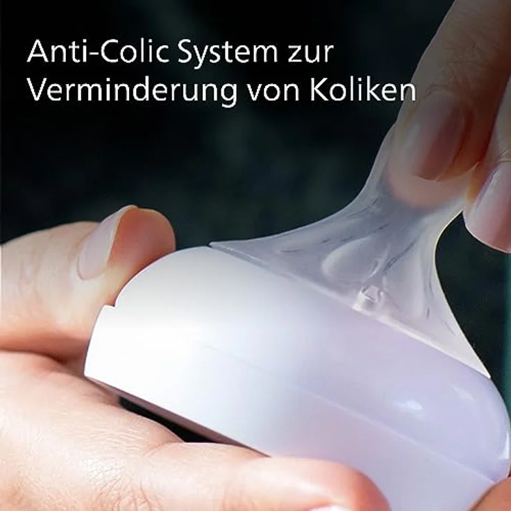 Philips Avent Natural Response Glas-Geschenkset für Neugeborene – 3 x 120 ml und 2 x 240 ml Babyflaschen, 2 x Philips Avent ultra soft Schnuller 0–6 Monate, Flaschenbürste, BPA-frei (Modell SCD879/11) – Bild 3