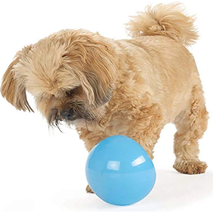 Planet Dog Orbee-Tuff Snoop, interaktiver Spielball zur Gehirnstimulation, blau, 13 x 13 x 10 cm – Bild 4