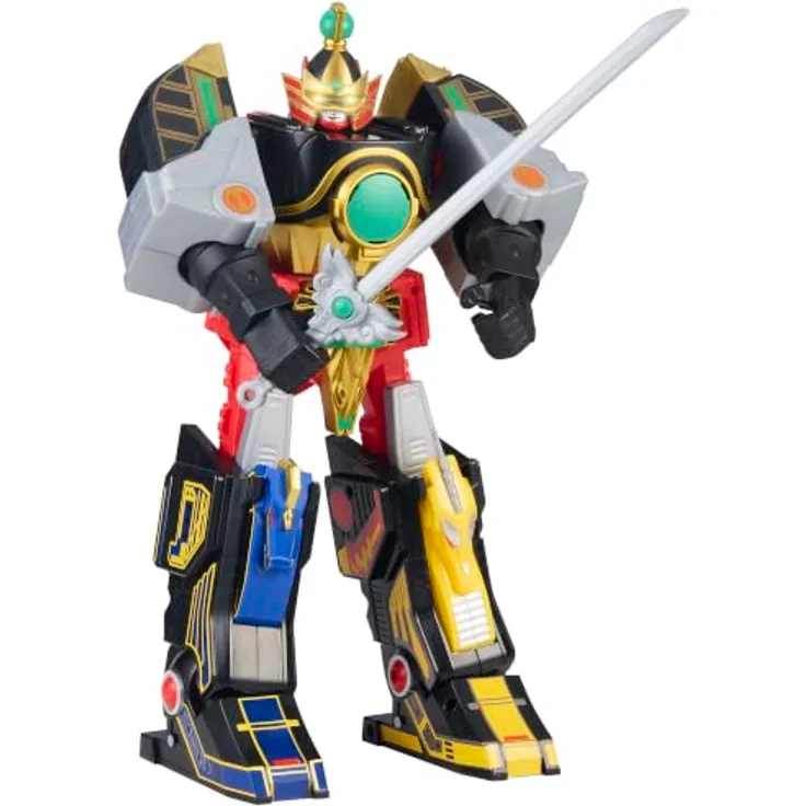 Playmates Toys Power Rangers Thunder Megazord mit Mega Power Sword, Actionfigur 28 cm