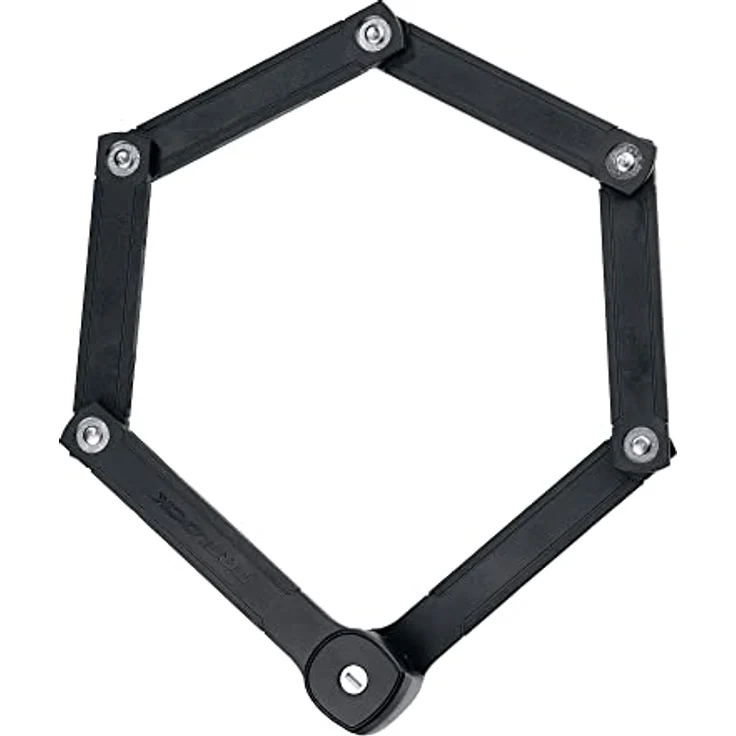 Trelock Unisex – Erwachsene Faltschloss-2232032008 Faltschloss, Schwarz, One Size – Bild 2