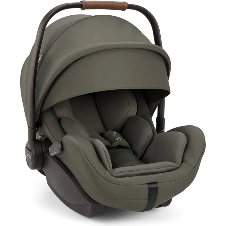 Nuna Arra Flex Babyschale Pine, i-Size, 157° Liegefunktion, mit Tailor-Tech Memoryschaum & EPP-Seitenaufprallschutz