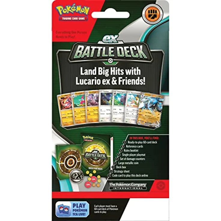 The Pokemon Company Pokemon Victini ex Battle Deck, 60-Karten-Deck mit Spielmatte, metallischer Münze und Strategiesheet – Bild 4