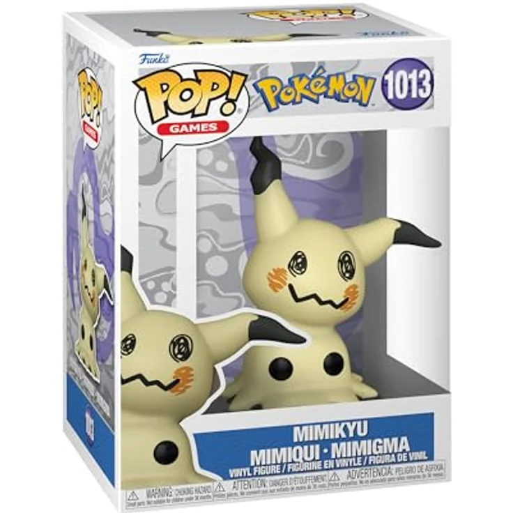 Funko POP! Games: Pokemon - Mimikyu - Mimigma Vinyl-Sammelfigur - Geschenkidee - Offizielle Handelswaren - Sammlergröße 9,5 cm - Premium Vinyl Material – Bild 1