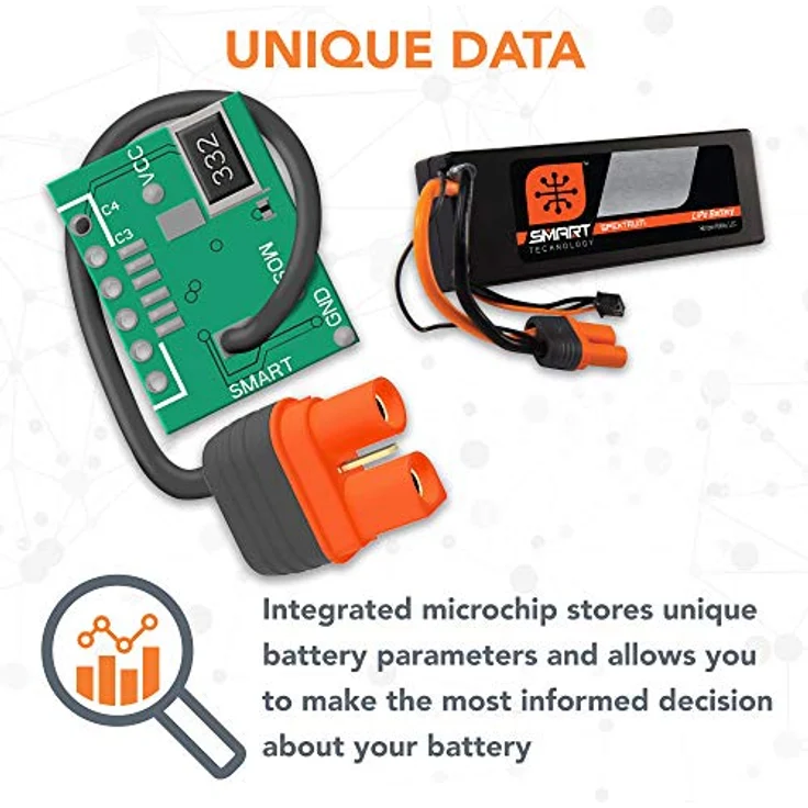 Spektrum SPMX50003S30H5 5000mah 3S 11. 1V Smart LiPo 30C Hardcase IC5 – Bild 5
