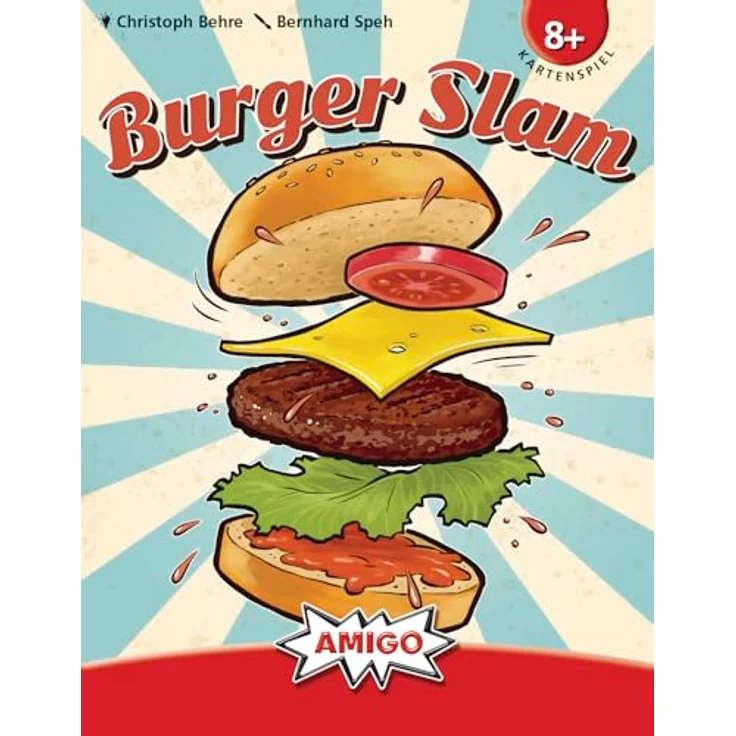 AMIGO 02453 Burger Slam, Kartenspiel für Reaktionsvermögen und Geschwindigkeit, ab 8 Jahre – Bild 2