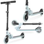 HyperMotion Zweirädriger Roller WILLY 3-8 Jahre - Höhenverstellbar, Leicht und Faltbar, Blau